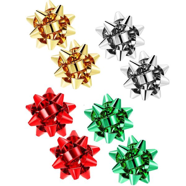 

christmas earrings simple metal flowers gift creative