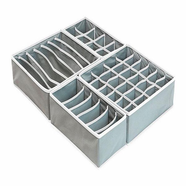 

storage drawers 2021 underwear box 4 pack closet organizer drawer divide by for bras socks ties household
