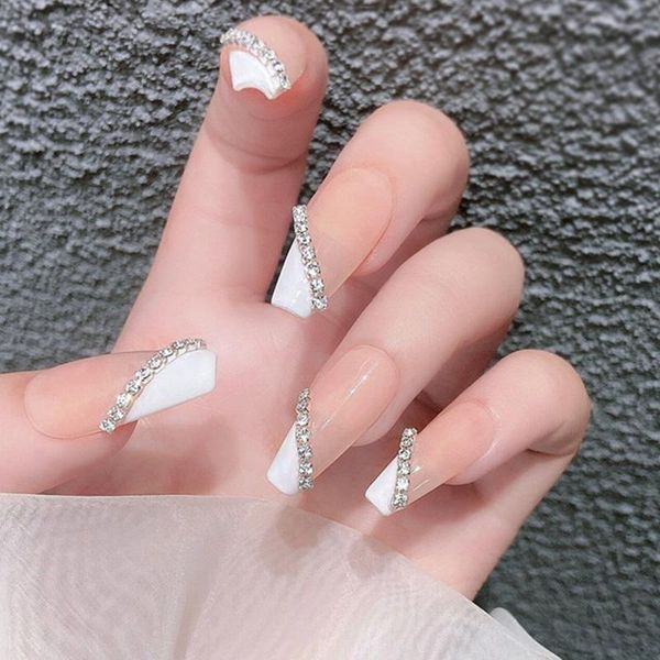 

nail art decorations 25cm pearl claw chain rhinestone 3d metal silver ab diamond can be cut diy charm accessory, Silver;gold