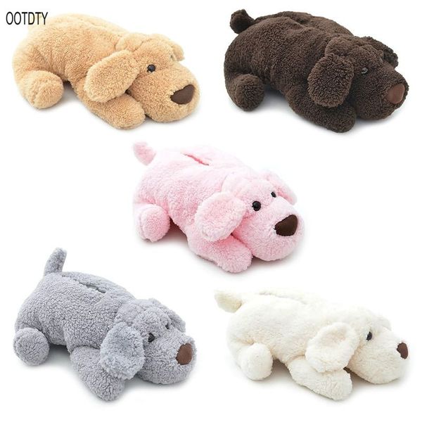 

cute cartoon plush dog tissue cover box paper container napkin storage holder case dispenser home decor room car accessory