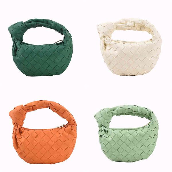 

tote luxury brand woven handbag leather cloud bag for women designer day clutches purses knitting handle hobos 220125
