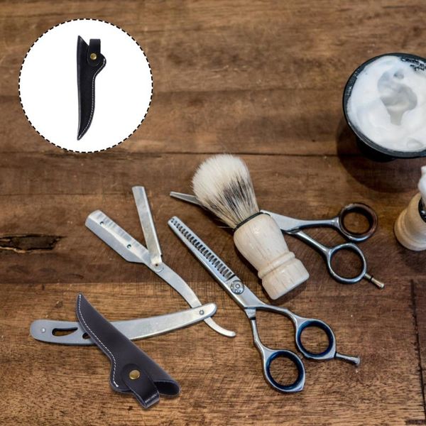 

hair scissors leather case hairdressing bag professional scissor storage