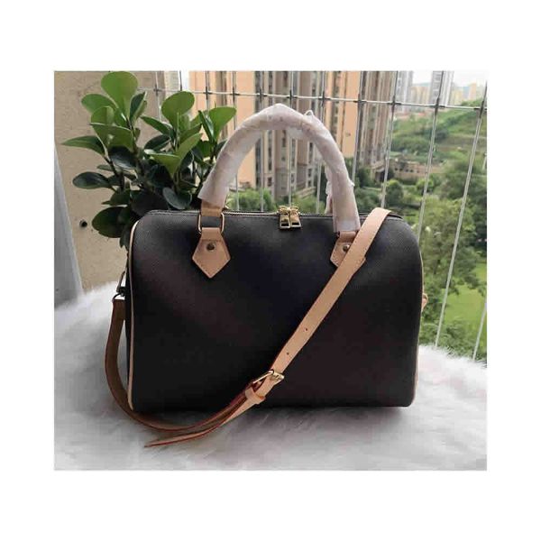 

designers women shoulder bags messenger travel bag classic style fashion flowers lady totes luxury handbags speedy 30cm with gold key lock