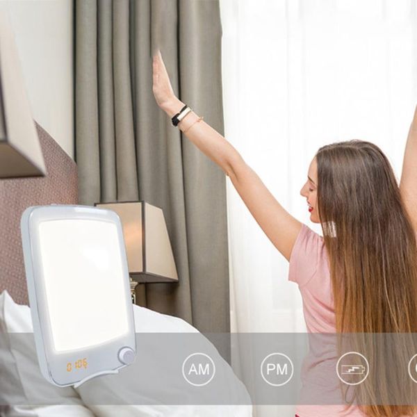 

other clocks & accessories 10w sad potherapy lamp comfortable-lighting 4500-5000k high-quality led 10000 lux imitating sunlight