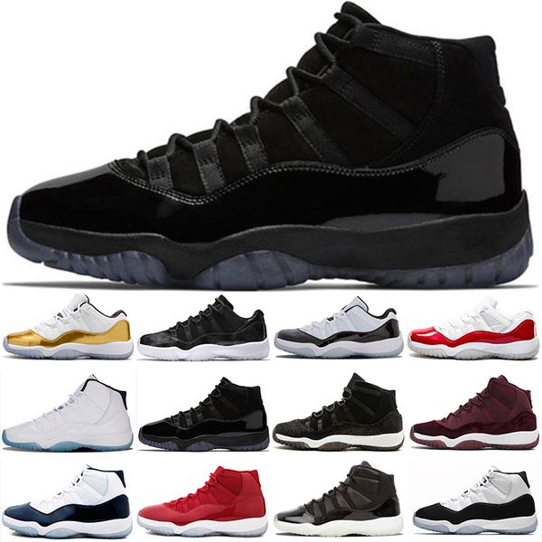

11 mens 11s basketball shoes new concord 45 platinum tint space jam gym red win like 96 xi designer sneakers men sport shoes, White;red