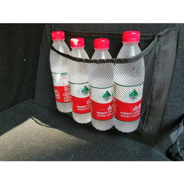

car organizer storage net trunk back seat mesh universal cargo wall bag