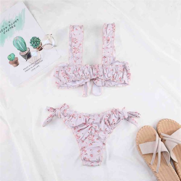 

new bikini women swimsuit floral print swimwear female brazilian biquini bathing suits summer beach wear swimming suitin