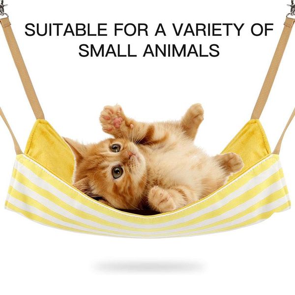 

cat beds & furniture hammock bed pet cage hanging soft for kitten ferret puppy rabbits or small
