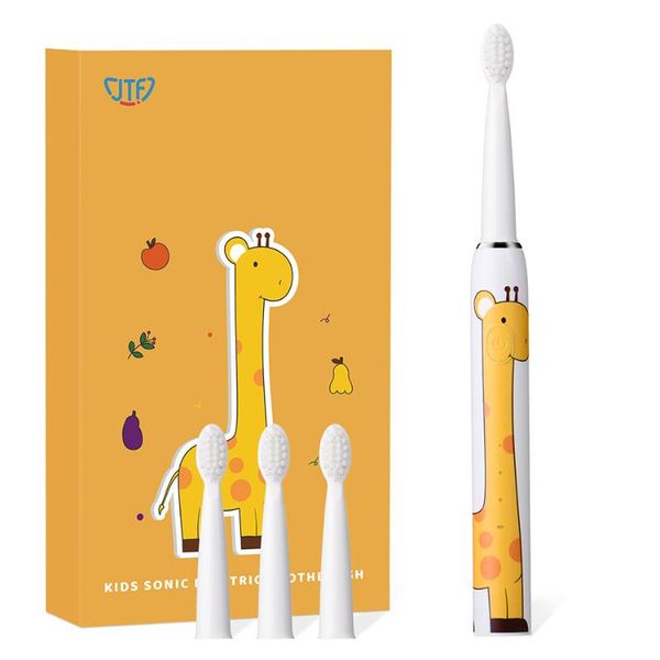 

smart electric toothbrush children's tooth brush 4-12 ages sonic child cartoon toothbrushes waterproof for bath kid gift christmas j20
