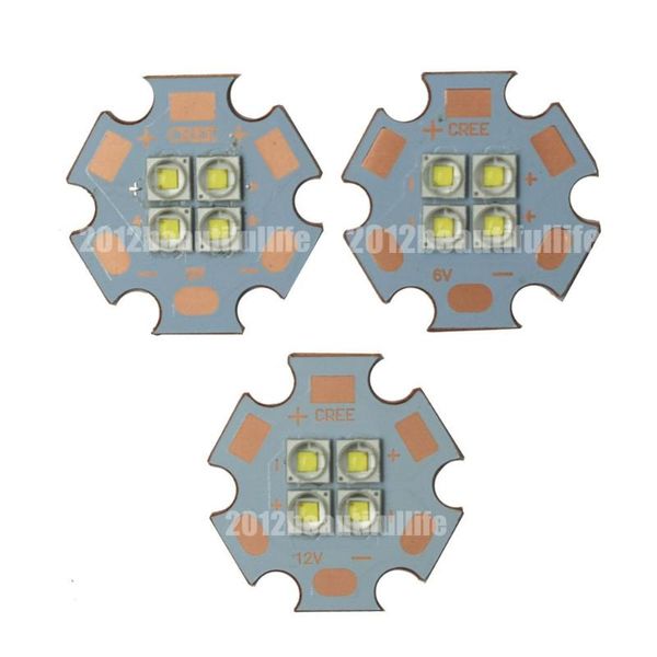 

bulbs 3v 6v 12v cree xpe2 xp-e2 rgbwy 10-12w high power led with 20mm copper pcb
