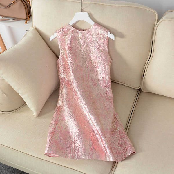 

casual dresses temperament around the neck gradient in powder fashion a-shaped without sleeves vest single piece pullover dress y6d5, Black;gray