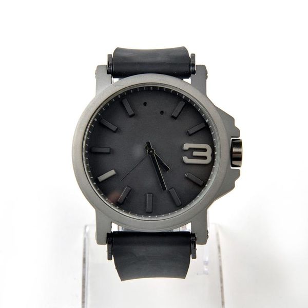 

stylish pointer type analogue mechanical time gift single digit minimalist daily round dial quartz watch wristwatches, Slivery;brown