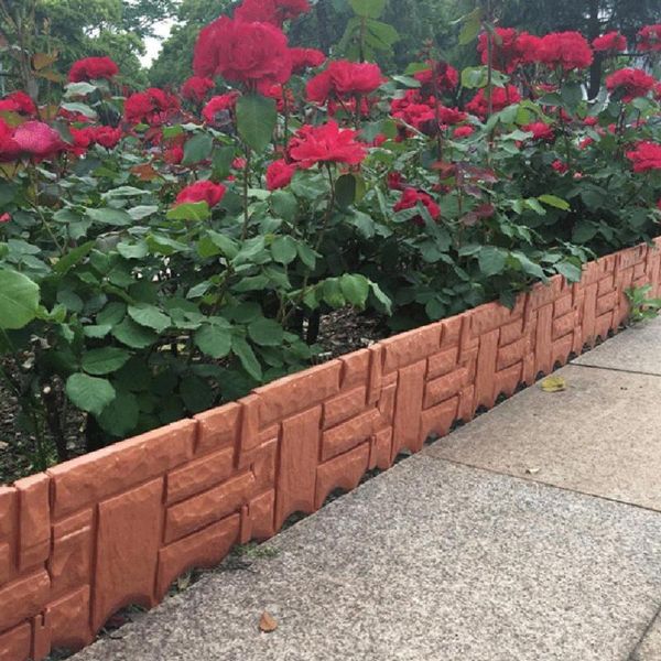 

fencing, trellis & gates garden decoration simulated brick cement fence plastic edging plant flower border for protect home yard