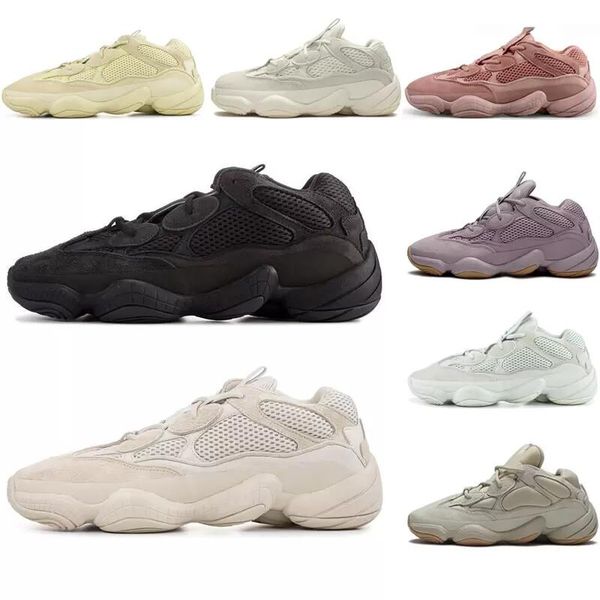 

2022 500 shoes soft vision stone bone white mens womens yellow utility black blush salt stylist sports trainers size 36-46