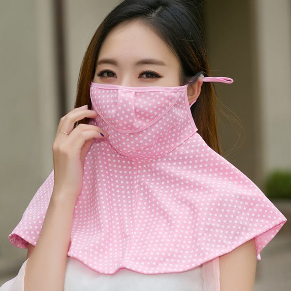 

riding dust uv summer breathable super large neck protection sunscreen mask female