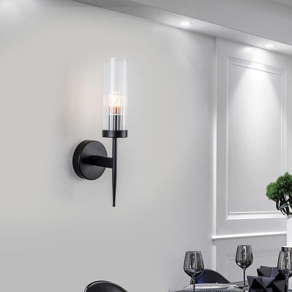 

wall lamp nordic lights modern minimalist creative crystal living room background bedroom stairs aisle bedside