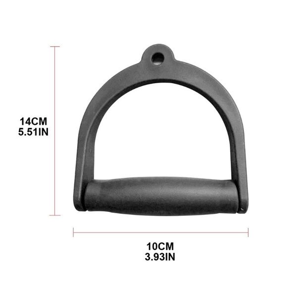 

durable wide design resistant pull rope handle grip heavy duty fitness d-handle m68d accessories