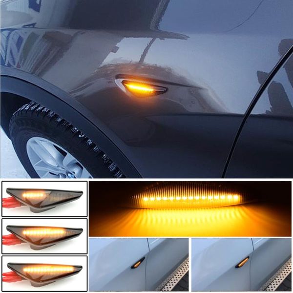 

emergency lights wholesale led dynamic front fender side marker turn signal replacement smoke lens for x3 f25 x5 e70 x6 e71 e72
