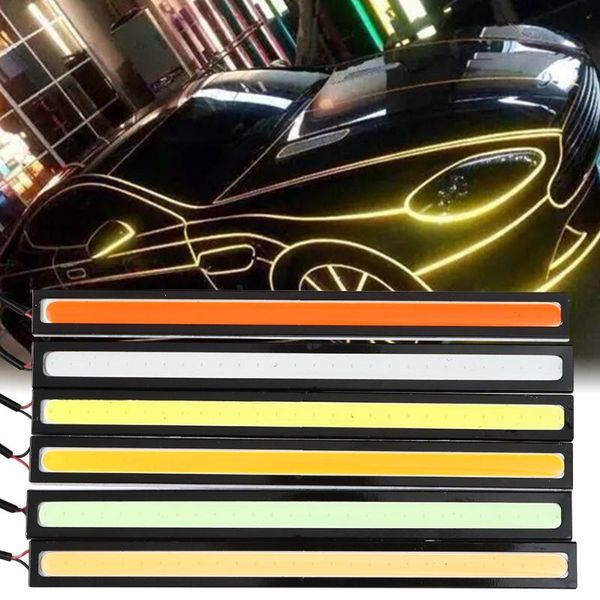 

interior&external lights cob drl dc12v auto accessories car led strip light turn signal ligh daytime running