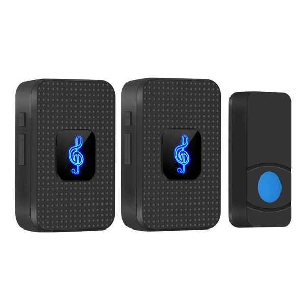 

doorbells home wireless waterproof doorbell remote control outdoor visitor calling note indicator receiver color kit optional door bell