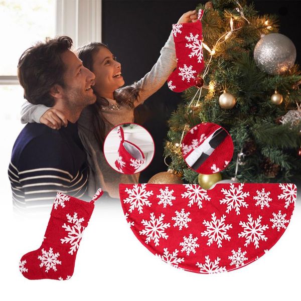 

christmas decorations tree skirt carpet floor mat outdoor blanket xmas cover home party decor year 2022