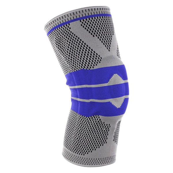 

elbow & knee pads gray elastic support bracket kneepad adjustable patella pad basketball safety shoulder strap protective tape36-42, Black;gray