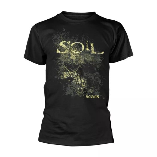 

soil scars official t-shirt men unisex, White;black