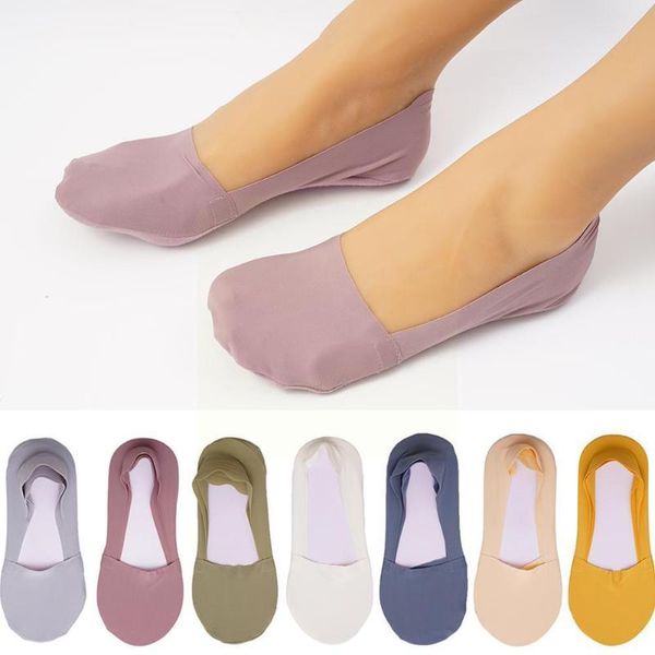 

socks & hosiery 5/8pairs invisible anti slip summer ultra-thin women shallow silicone classic business mouth c0x9, Black;white