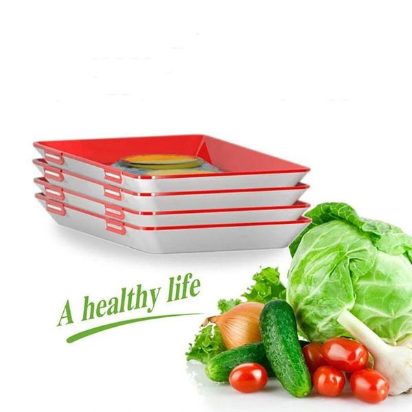 

kitchen storage & organization food preservation tray keep fresh container items microwave cover tools