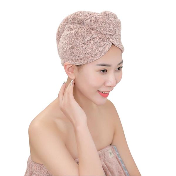 

towel hair-drying cap household water absorbent shower hat bathing for women