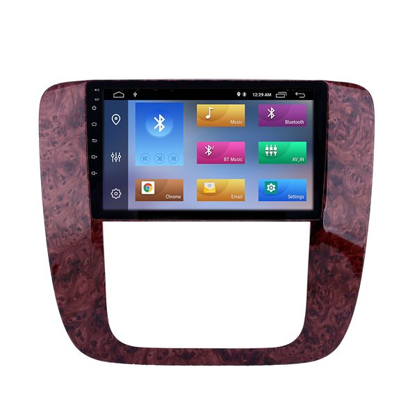 Android 9 polegadas carro DVD GPS Jogador de navegação Rádio para 2007-2012 GMC Yukon / Acadia / Tahoe Chevy Chevrolet Tahoe / Suburban Buick Bluetooth Suporte OBD2 Carplay