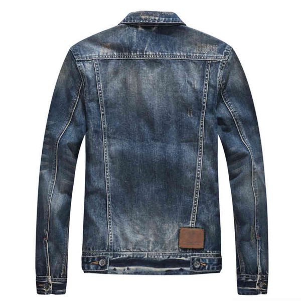 

Men's Jackets Motor Denim Retro Front Pockets Patchwork Slim fit Jacket Spring Autumn Coat for Male x2100 HTHT, Black;brown