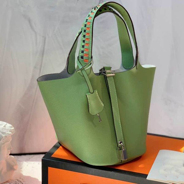 

ladie bucket women s genuine leather quality hand bag lady shoulder handbag