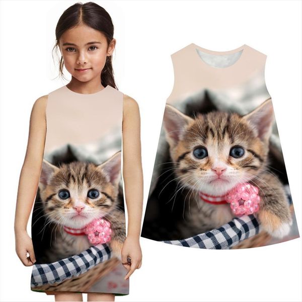 

children clothing for girls girl dresses toddler nice printing beach party holiday brand dress summer stly kids clothes, Red;yellow