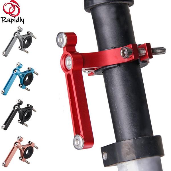 

gub bicycle bottle cage mount adapter adjustable mtb road bike handlebar water holder seat post bottles & cages