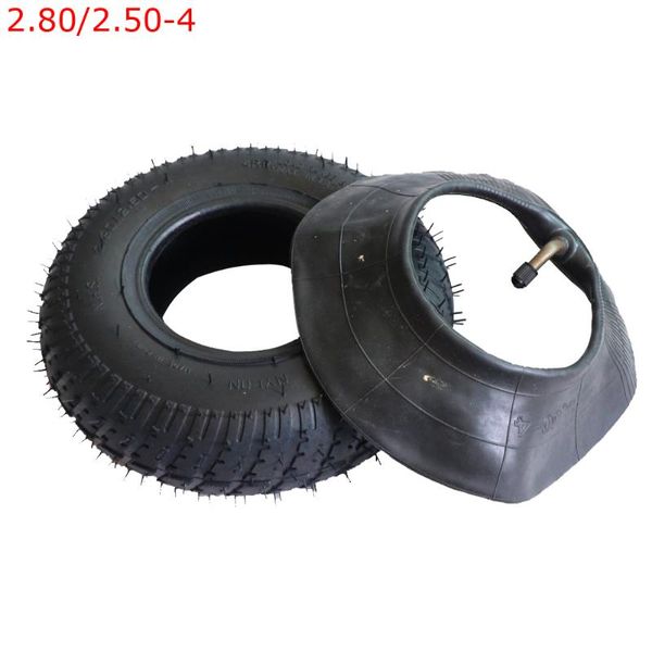 

motorcycle wheels & tires 2.80/2.50-4 outer tire and inner tube fits gas / electric scooter atv elderly mobility motorcycles bikecle