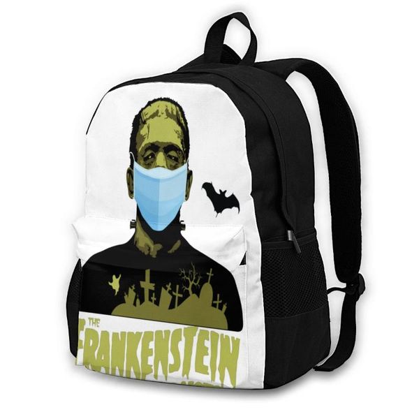 

backpack frankenstein backpacks teen print universal polyester school bags