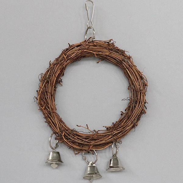 

natural tree rattan swing bird cage toy parrot cages