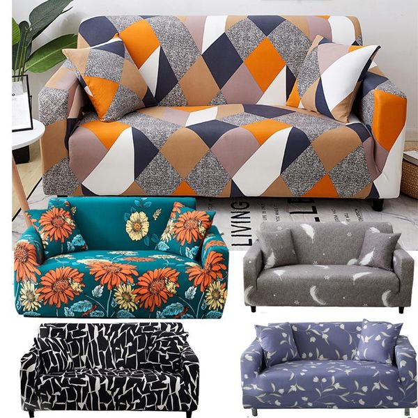

chair covers 1/2/3/4 seaters stretch slipcovers sectional elastic sofa cover for living room couch armchair