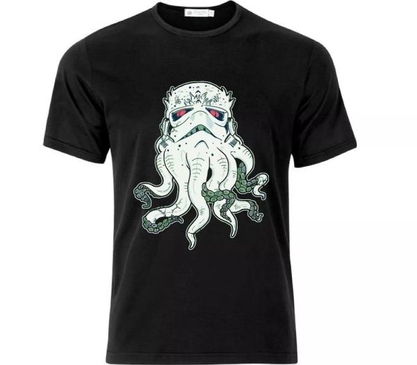 

cal of cthulhu cult t shirt black, White;black