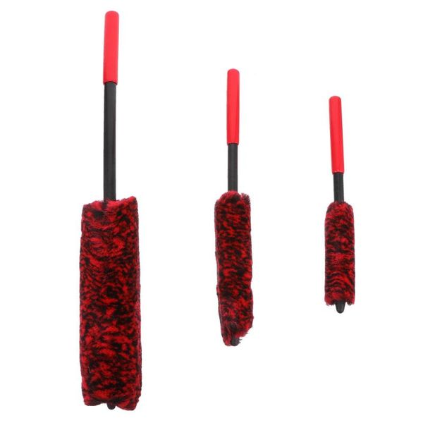 

car sponge 3pcs automobile wheel brushes hub rim cleaning (assorted color)