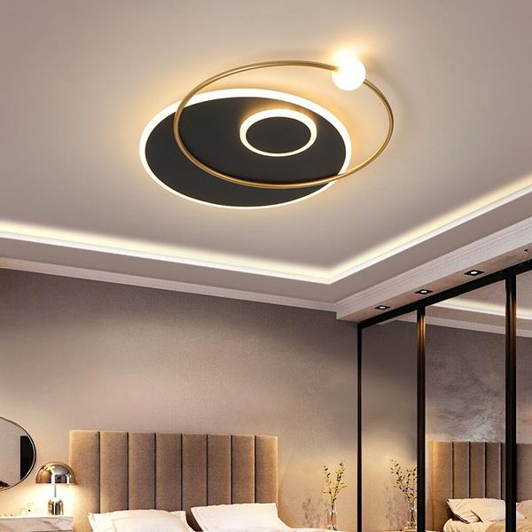 

ceiling lights lamp luxury round simple modern room nordic atmosphere led study net red creative bedroom