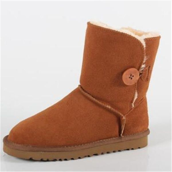 

boots 2021 ankle women shoes woman australia snow winter leather fur bot big size black red pink