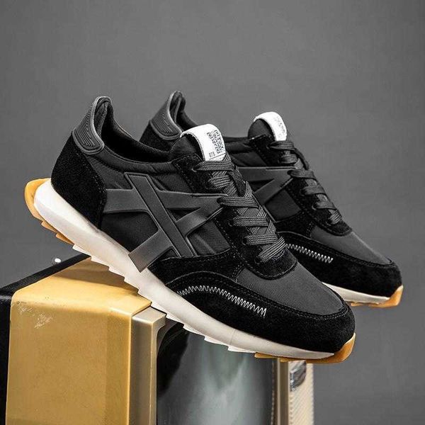 

2021 spring sho leather small white men's sports leisure board net red versatile trendy