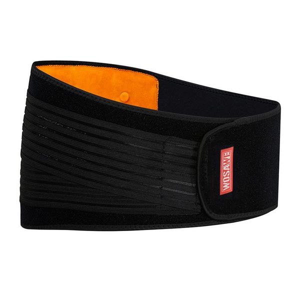 

waist trimmer belt slim body sweat wrap for stomach and back lumbar support men women tactical cintura, Black;gray