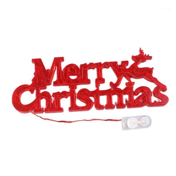 

christmas decorations window festival bedroom party night hanging decoration garden home gift light led bead letter