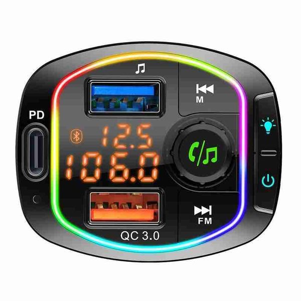 

car audio mp3 bluetooth player qc charger cigarette lighter bc66pd fast charge card