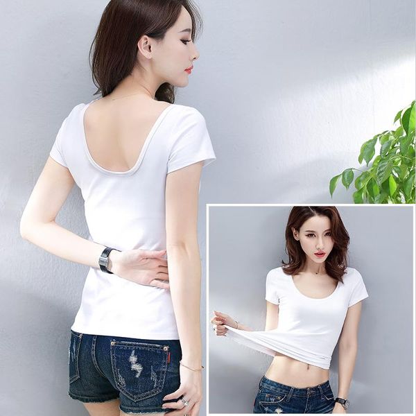 

women's t-shirt cotton women o-neck short sleeve shirt all match lady black white