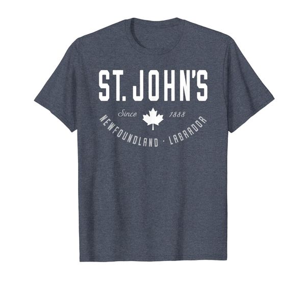 

st. john's shirt newfoundland labrador canada maple leaf tee, White;black
