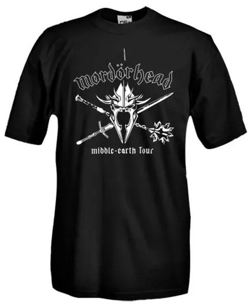 

t-shirt movie m25 mordor, lord of the rings, frodo, gandalf gollum, White;black